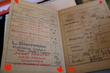 Preview: Military record and work book of a soldier